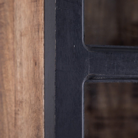 Vitrină industrială mango negru sticlă [4]