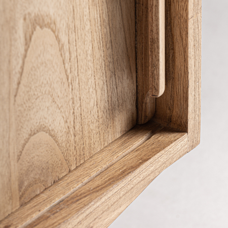Vitrina lemn mindi nordic|Vitrine moderne premium [6]