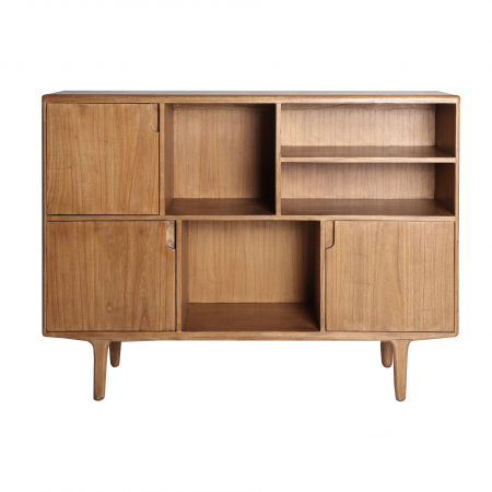 Colectia noua - Vitrina lemn mindi nordic|Vitrine moderne premium