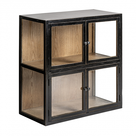 Vitrina modulara coloniala lemn reciclat|Vitrine elegante [1]