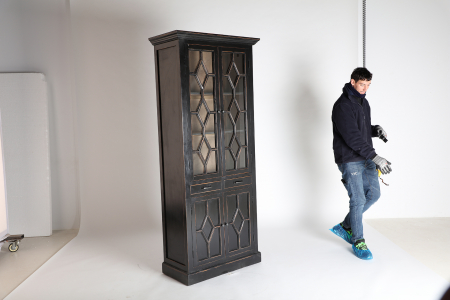 Vitrina provensala lemn ulm|Vitrine elegante [1]