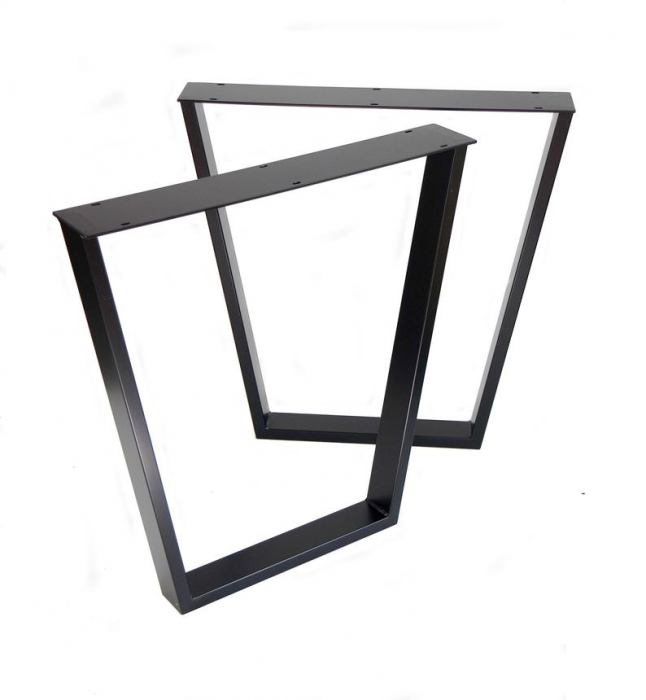 picioare masa metal trapez negru [1]