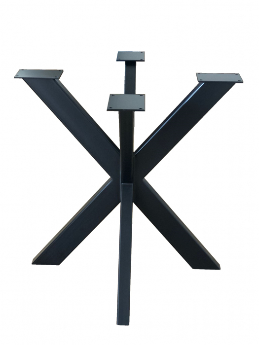 picioare masa metal spider negru rotund [1]