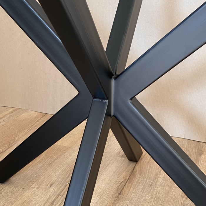 Picior masa metal Spider Clasic 900x700x720 mm, negru, slim [5]