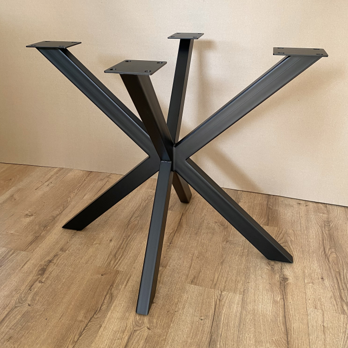 Picior masa metal Spider Clasic 900x700x720 mm, negru, slim [2]