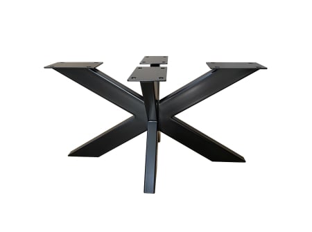 Picioare metal masă cafea - Picior masa cafea Spider Clasic, 700x350x400 h, negru