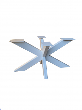 Picioare metal masă cafea - Picior masa cafea Spider Clasic, 800x450x410 h, alb