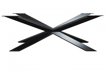 Picioare metal masă dining - picioare masa metal model spider retro negru