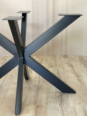 Picior masa metal Spider Clasic 1200x700x720 mm, negru [3]