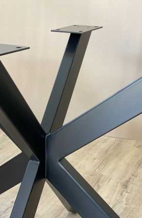 Picior masa metal Spider Clasic 1200x700x720 mm, negru [4]