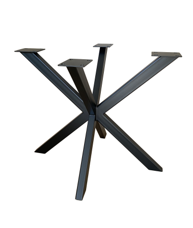Picioare metal masă dining - Picior masa metal Spider Clasic 900x700x720 mm, negru, slim