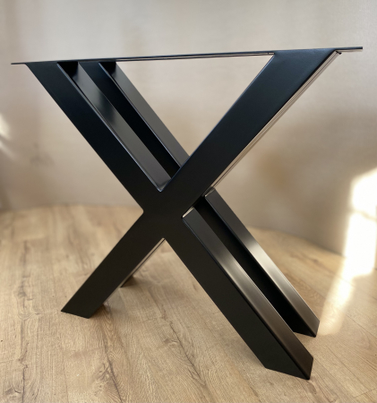 picioare masa metal model x negru [5]