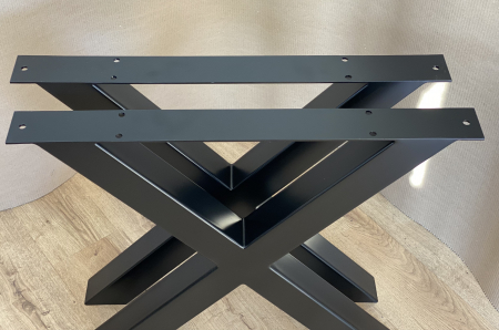 picioare masa metal model x negru [1]