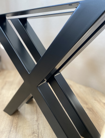 picioare masa metal model x negru [4]