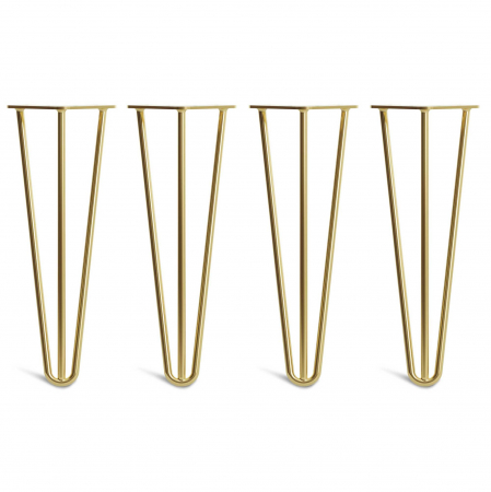 picioare masa metal model hairpin auriu [1]