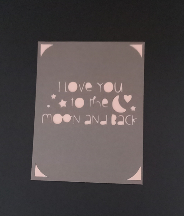 Felicitare 'To the Moon and Back' [2]