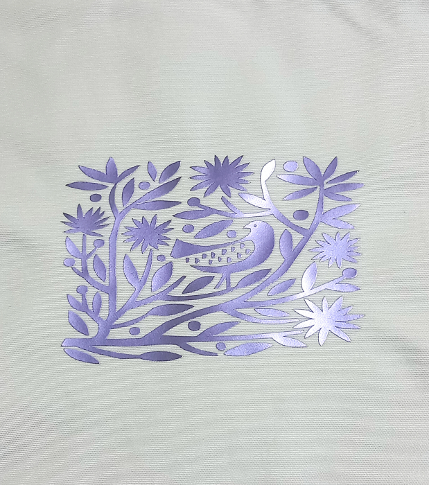 Tote bag 'Purple Bird" [2]