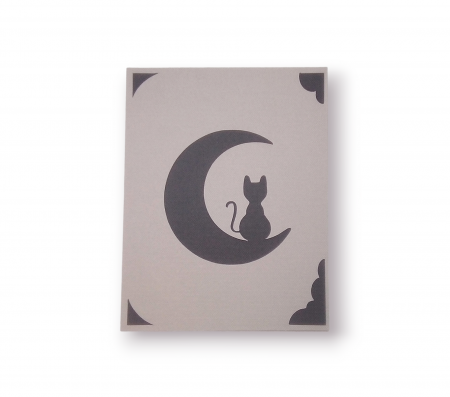 Felicitari - Felicitare 'Cat on the Moon'