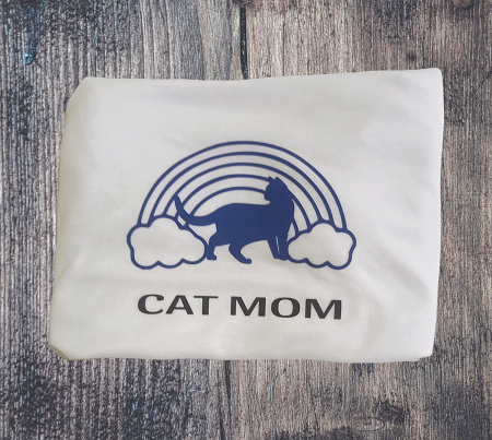 Produse personalizate - Tricou 'Cat Mom'