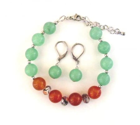 Seturi - Set Aventurin si Carneol