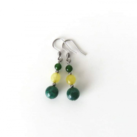 Set Agat verde cu galben [2]