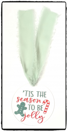 Craciun - Decoratiune brad "Tis the season to be Jolly'