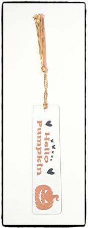 Halloween - Semn de carte 'Hello Pumpkin'