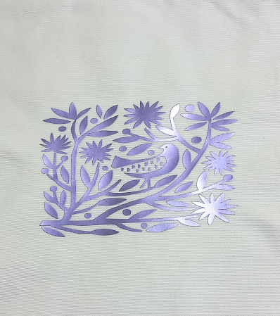 Tote bag 'Purple Bird" [1]