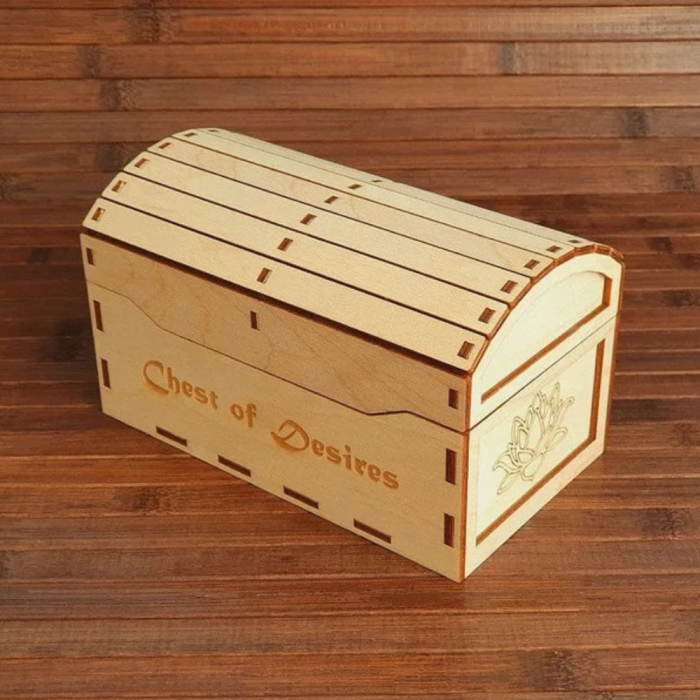 Cutie din lemn Cufarul Dorintelor 20x12cm [3]