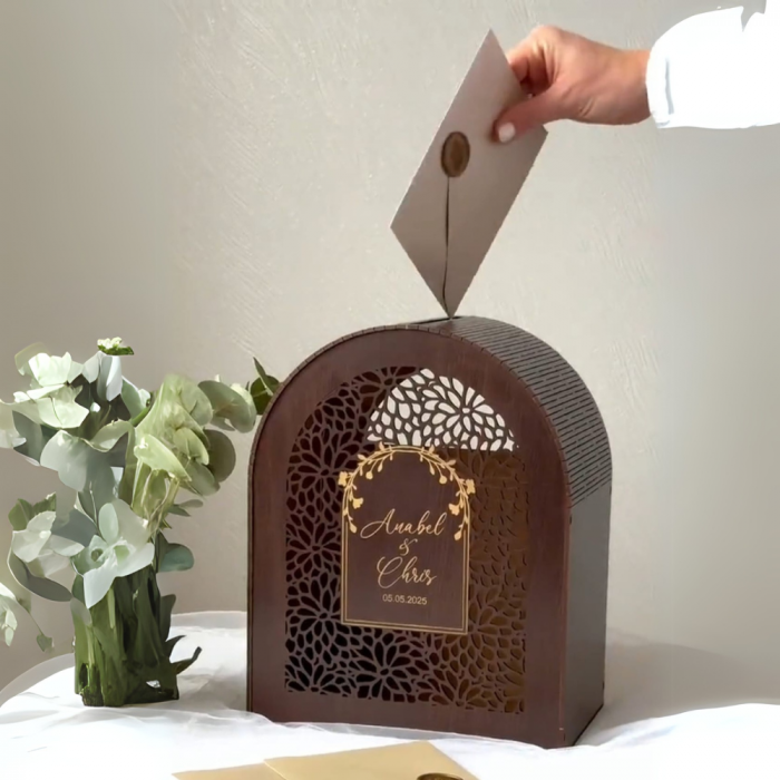 Cutie din MDF pentru darul de nunta 22x28cm [2]