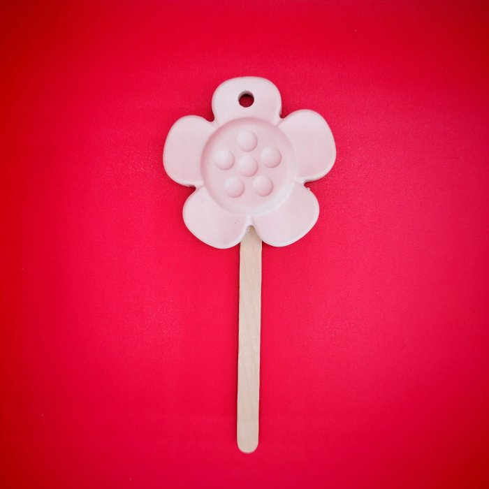 Figurina din ipsos Floare cu băț, 6cm [1]