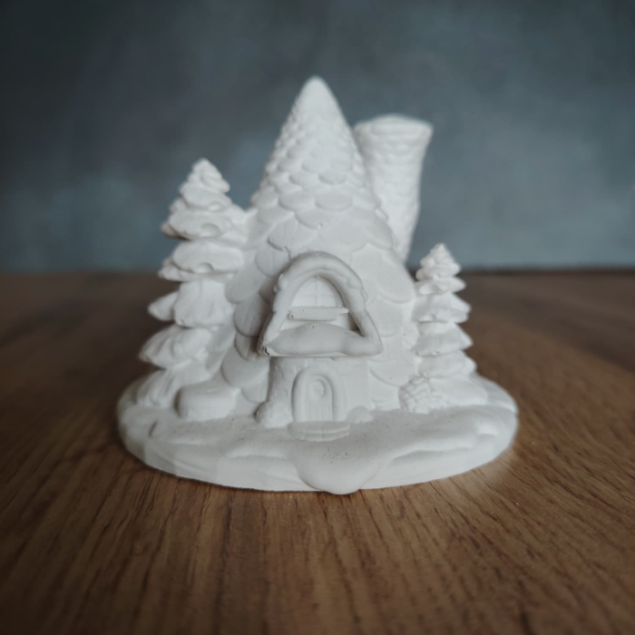 Căsuță din ipsos Con de Pin 3D, 9.5x8cm [1]