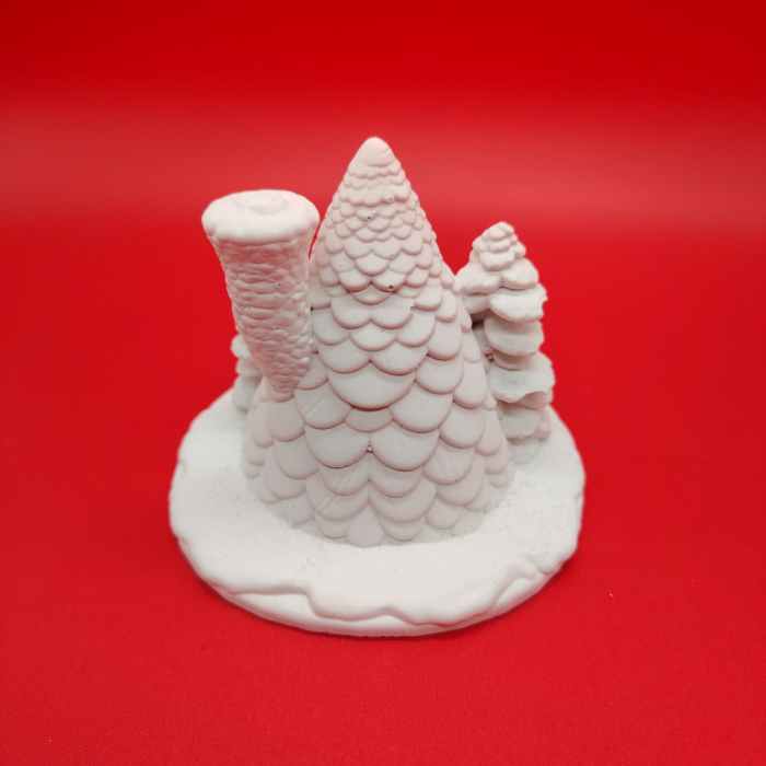 Căsuță din ipsos Con de Pin 3D, 9.5x8cm [4]