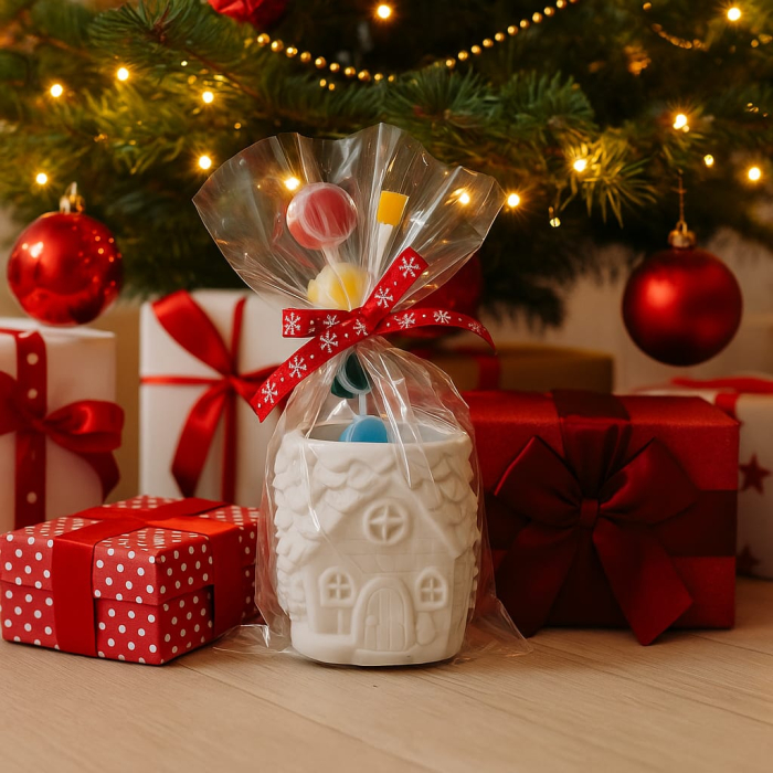 Căsuță din ipsos Suport Creioane, 9x8.5cm [4]