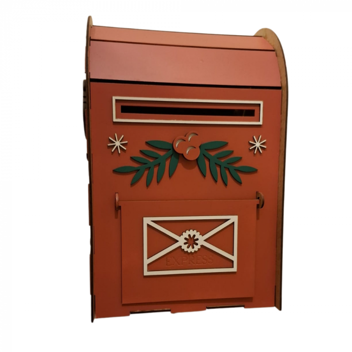 Cutia pentru scrisori a lui Mos Craciun 30x19x18cm [2]