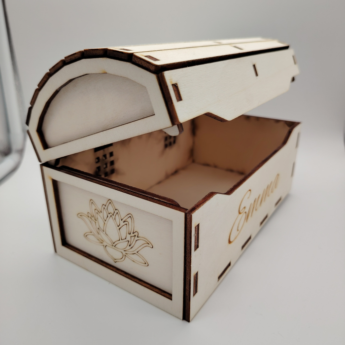 Cutie din lemn Cufarul Dorintelor 20x12cm [7]