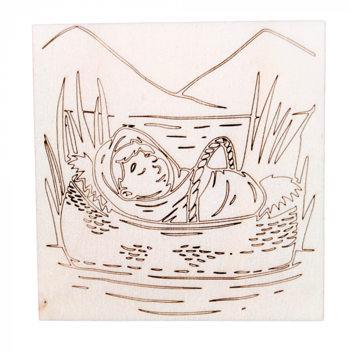 Decoratiune Baby Moses 9.2x9.5cm [2]