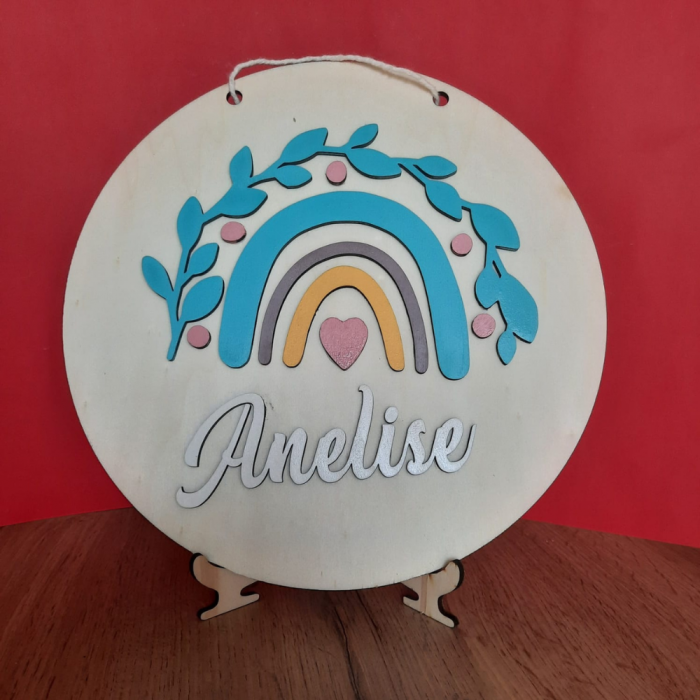 Decoratiune Cadou onomastic, din lemn 26.5cm [1]