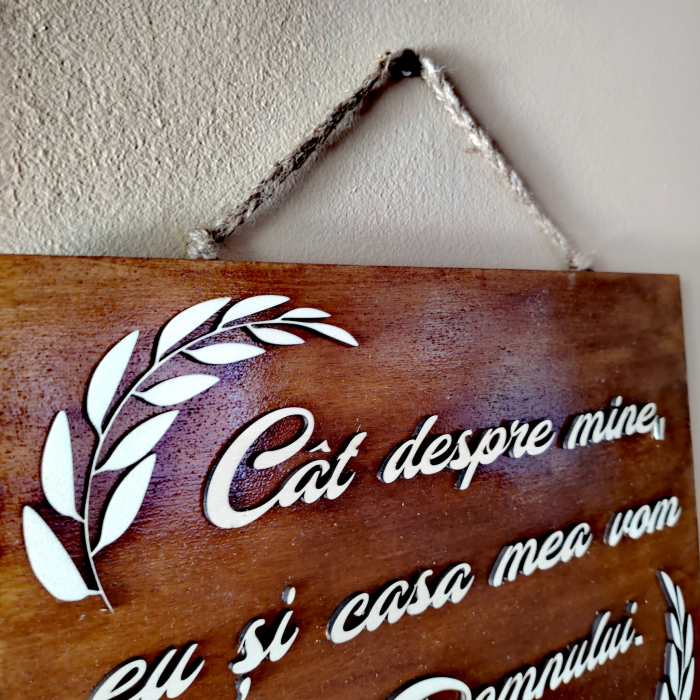 Decorațiune de perete cu verset 35x29cm [2]