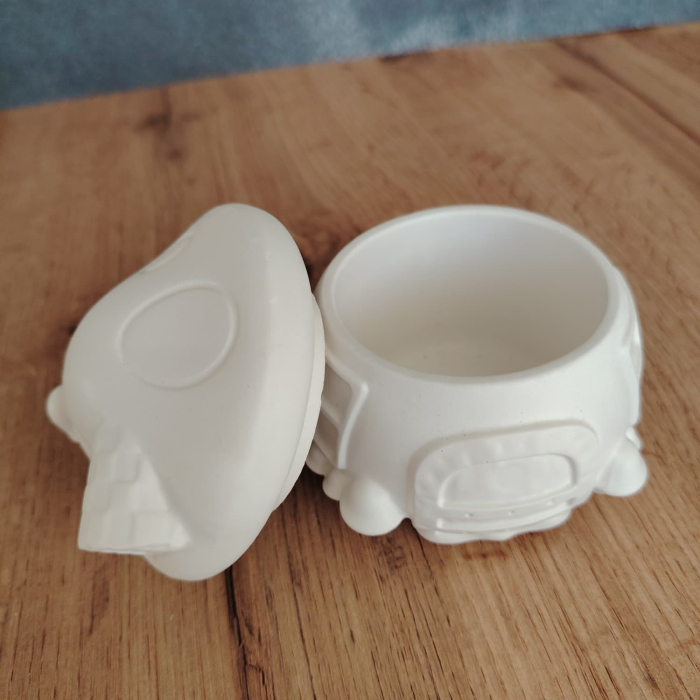 Decorațiune din ipsos Căsuța Ștrumfilor 3D, cu capac, 9x9cm [3]