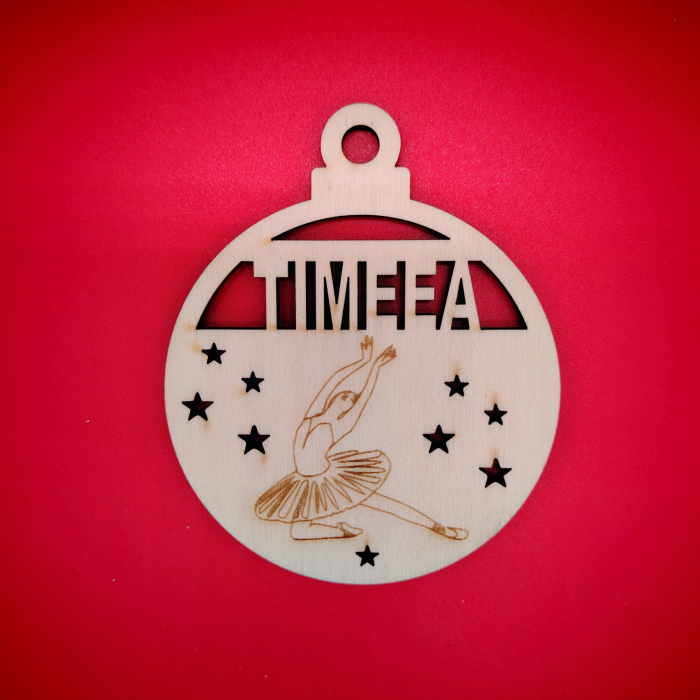 Decoratiune din lemn Glob M19 9x10cm [1]