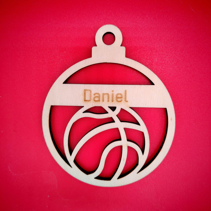 Decoratiune din lemn Glob pentru Sportivi M1 9cm [4]