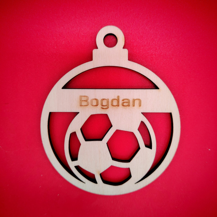 Decoratiune din lemn Glob pentru Sportivi M1 9cm [2]