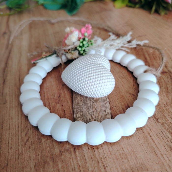 Decoratiune din praf ceramic, ipsos, mdf, 12cm [2]