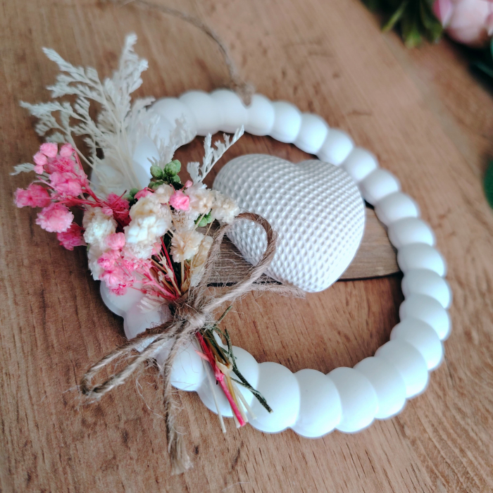 Decoratiune din praf ceramic, ipsos, mdf, 12cm [3]