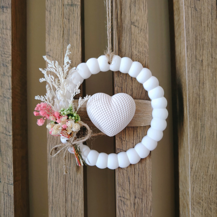 Decoratiune din praf ceramic, ipsos, mdf, 12cm [5]