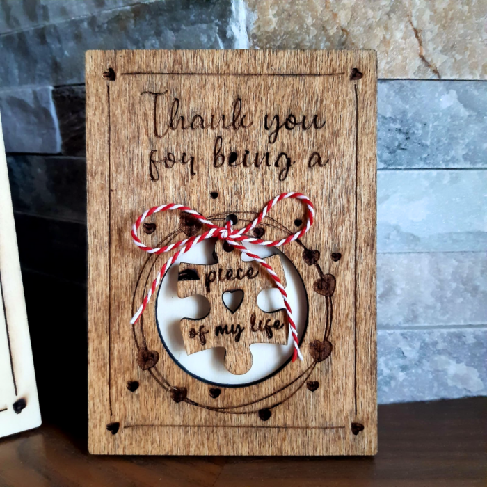 Decoratiune Tablou cu piesa puzzle 13x9.5 cm [1]