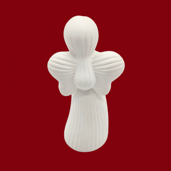 Figurina din ipsos Ingeras 3D cu Inima, 9x4,5cm [2]