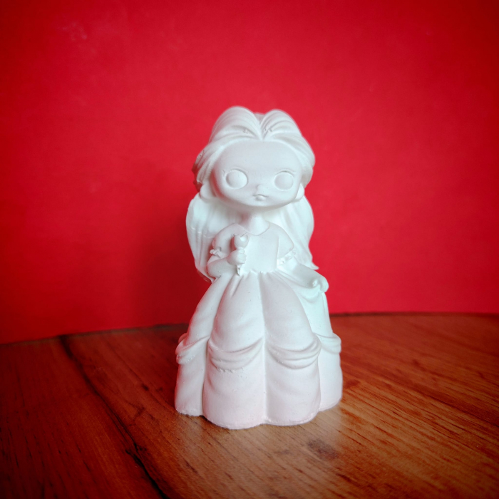 Figurina din praf ceramic Printesa 3D, 8x5cm [1]