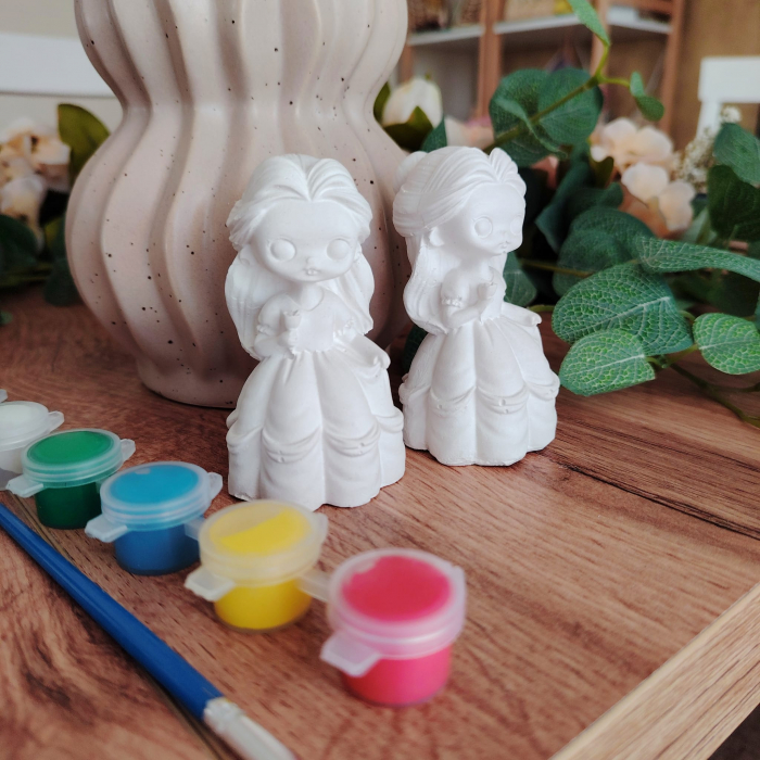 Figurina din praf ceramic Printesa 3D, 8x5cm [3]